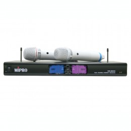 MIPRO MR-9568PRO 小白雙頻自動選訊 UHF 超高頻無線麥克風